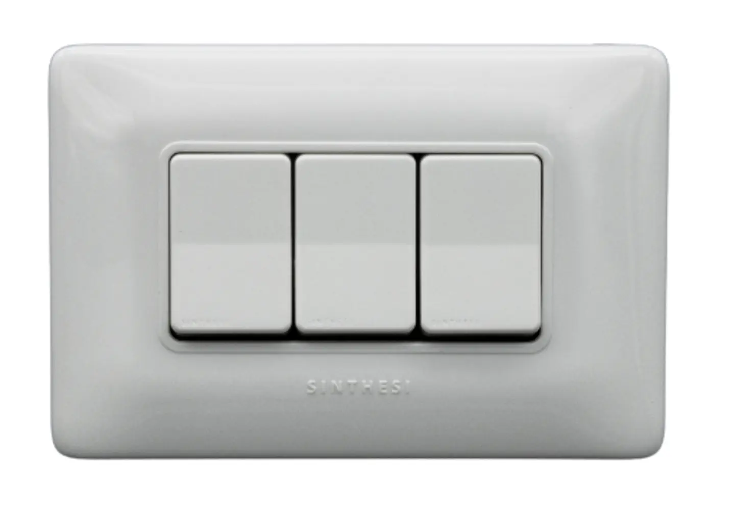 INTERRUPTOR TRIPLE 9/32 EMB. ARMADO SINTHESI S12 BLANCO 1