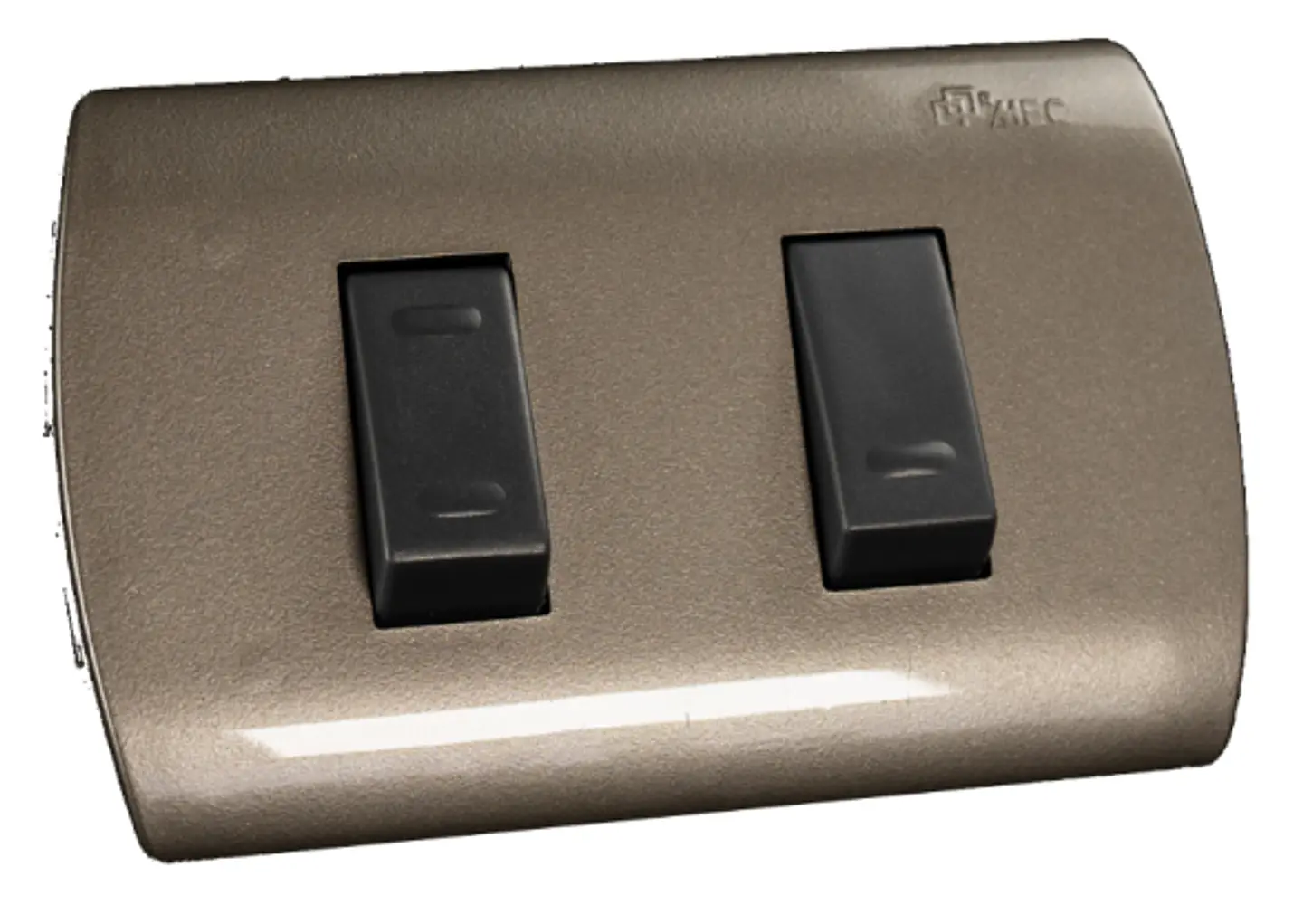 INTERRUPTOR SIMPLE 9/15 EMB. ARMADO MEC GRAFITO-NOIR 1