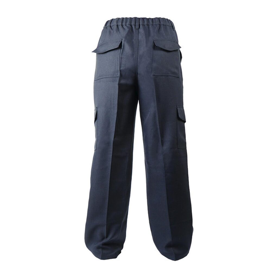 PANTALON CARGO GABARDINA AZUL TALLA-L 2