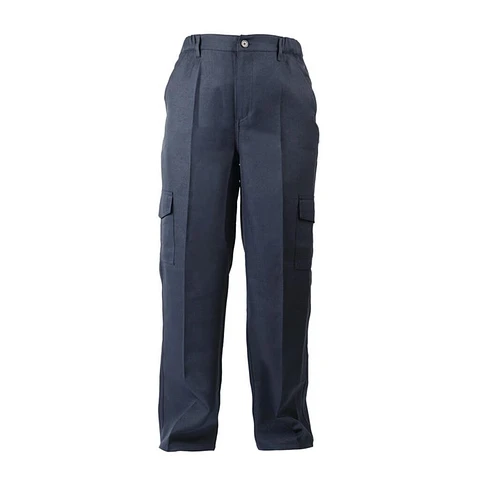 PANTALON CARGO GABARDINA AZUL TALLA-L