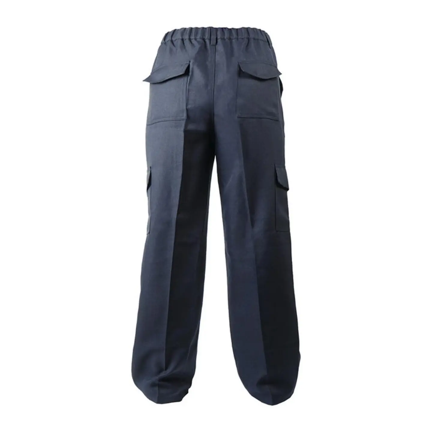 PANTALON CARGO GABARDINA AZUL TALLA-XL 2