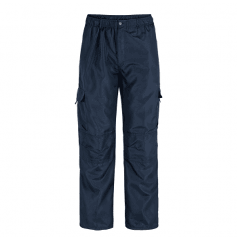 PANTALON CARGO POPLIN AZUL TALLA-XXL