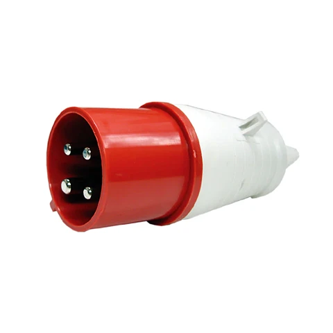 ENCHUFE MACHO INDUSTRIAL VOLANTE 16A 3P+N+T 380V ENERLUX 5 PUERTOS