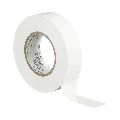 CINTA AISLADORA TEMFLEX 165 3M BLANCA 19MMX9,14MX0.15MM