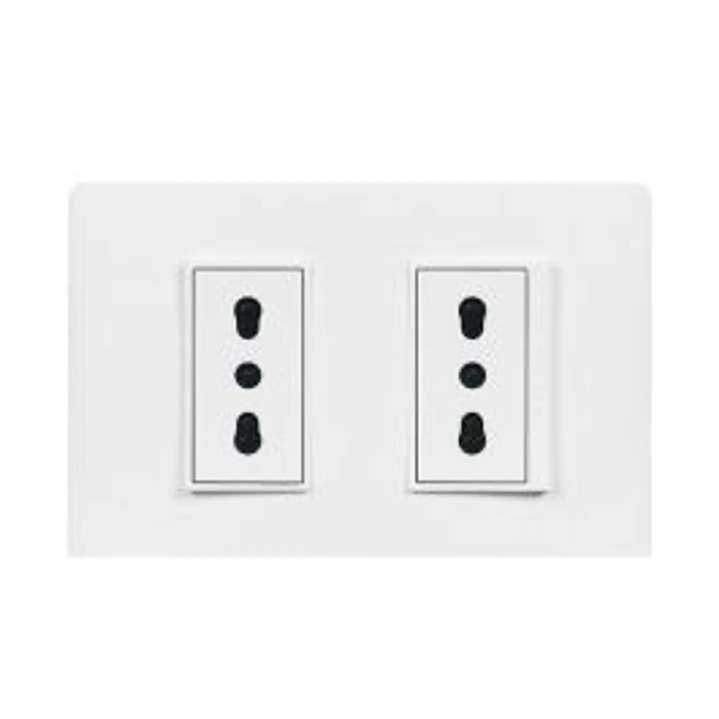 ENCHUFE DOBLE EMB. ARMADO 10/16A LUZICA BLANCO 1