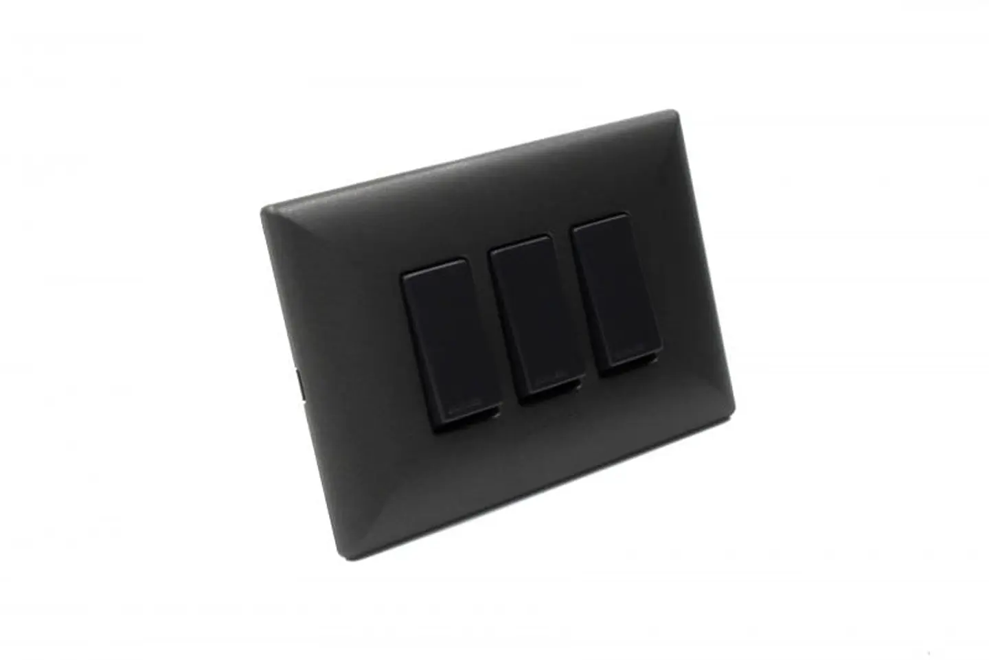 INTERRUPTOR TRIPLE 9/32 S17 GRAFITO-NOIR ARMADO SINTHESI 1
