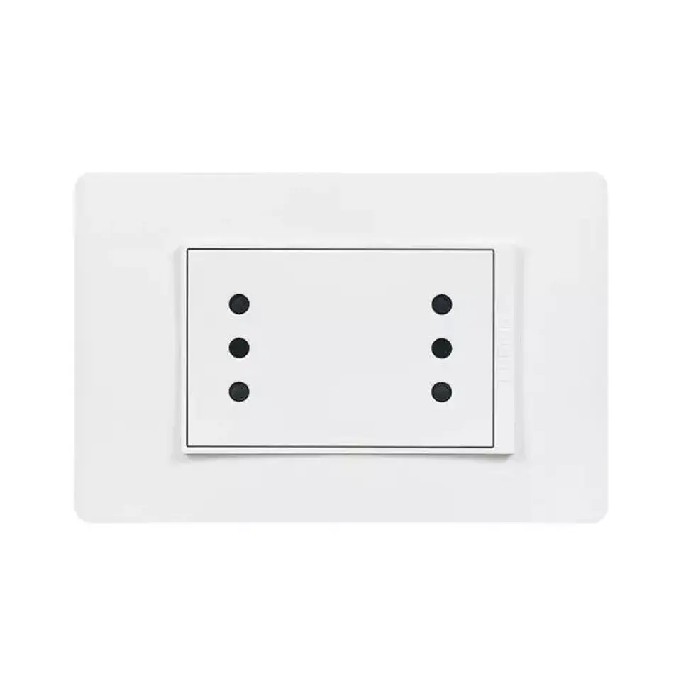 ENCHUFE DOBLE EMB. ARMADO 10A LUZICA BLANCO 1