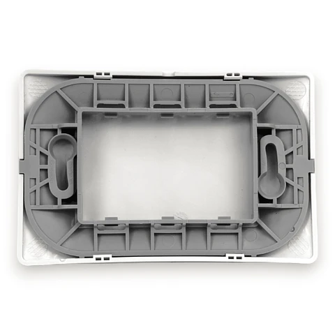 PLACA CIEGA C/SOPORTE EMB. ARMADO LUZICA BLANCO