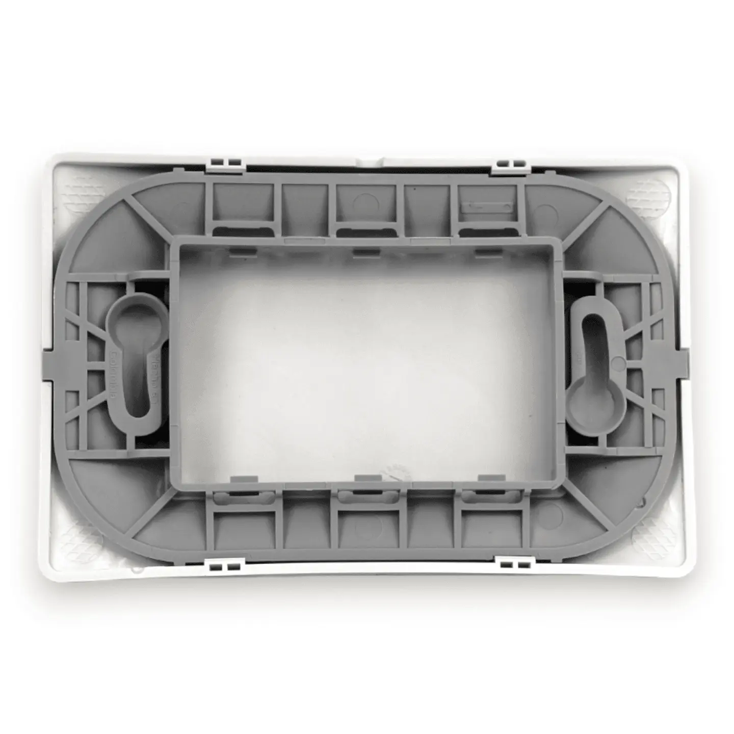 PLACA CIEGA C/SOPORTE EMB. ARMADO LUZICA BLANCO 1