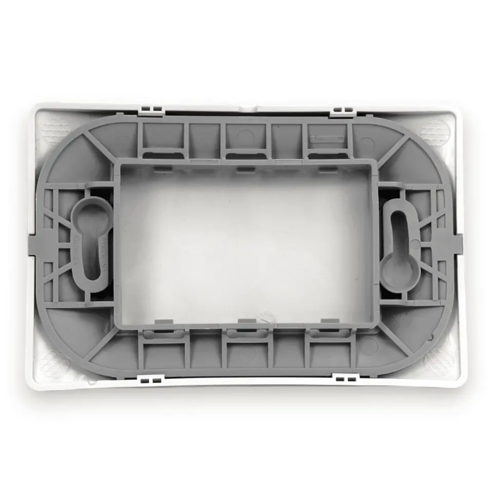 PLACA CIEGA C/SOPORTE EMB. ARMADO LUZICA BLANCO 1