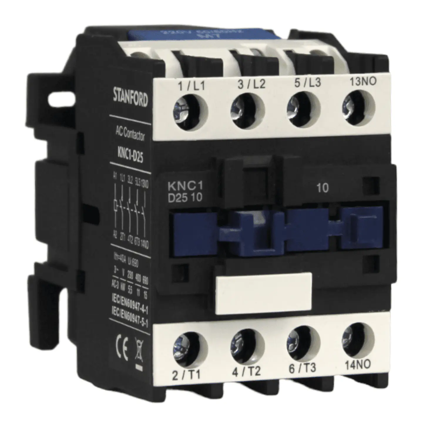 CONTACTOR 25A 1NO IP20 KNC1-D25 STANFORD ELECTRIC 1