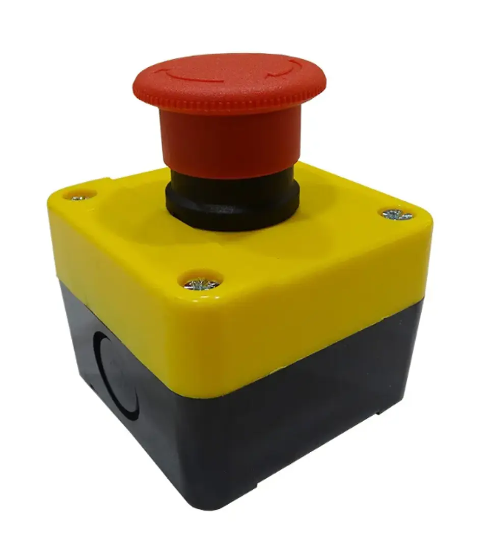 PULSADOR ARMADO EMERG ROTACION CAJA 40MM 1NC LAY5-J174 1PCS FNX 1