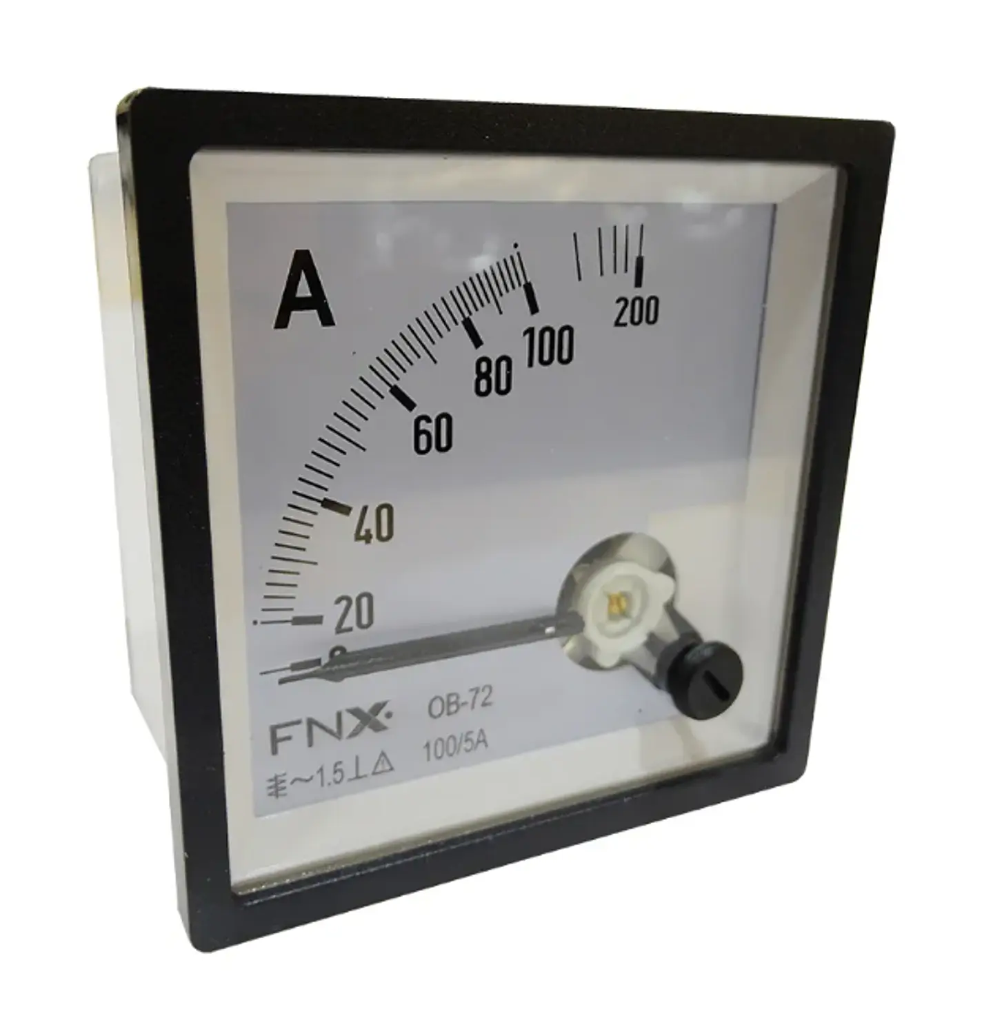 AMPERIMETRO PANEL ANALOGO 72X72 0-100(V)1PCS FNX 1