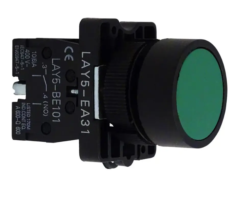 PULSADOR ARMADO VERDE 1NC LAY5-EA31 1PCS FNX 1