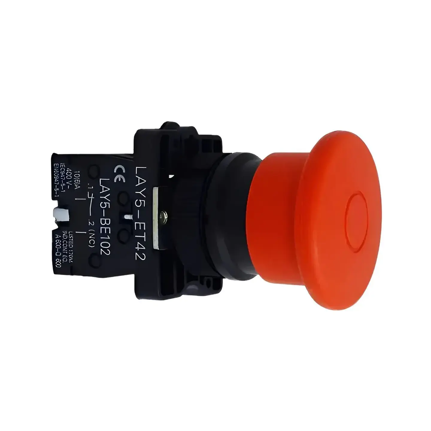 PULSADOR ARMADO EMERG ROTACION 40MM 1NC LAY5-ES542 1PCS FNX 1