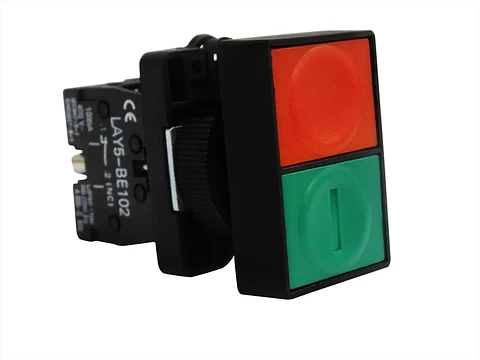 PULSADOR ARMADO DOBLE 1NA+1NC LAY5-EL8325 1PCS FNX