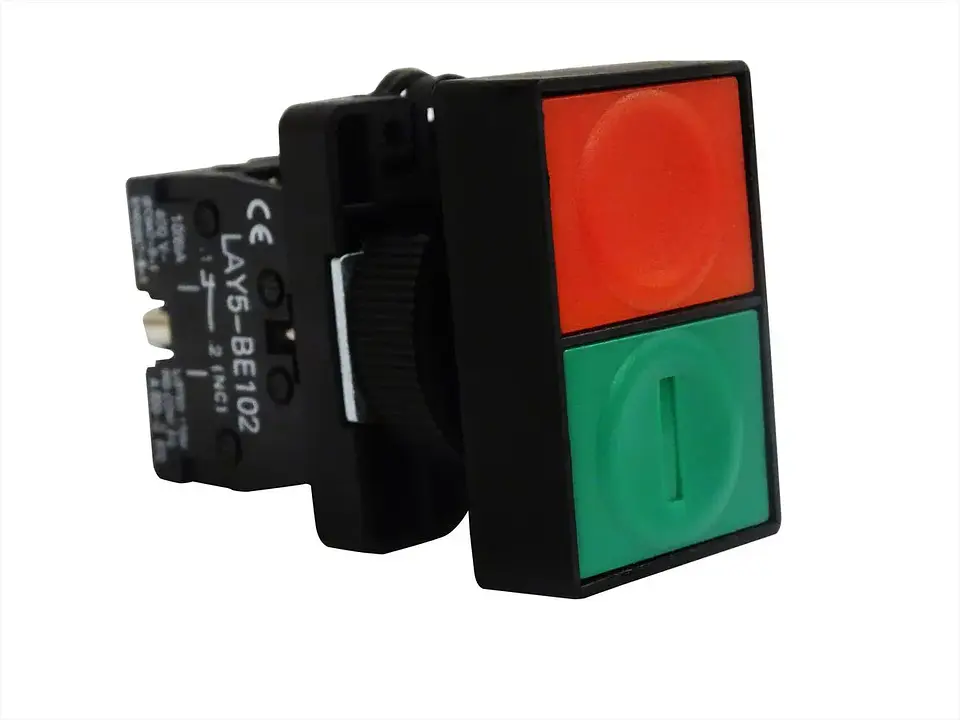 PULSADOR ARMADO DOBLE 1NA+1NC LAY5-EL8325 1PCS FNX 1