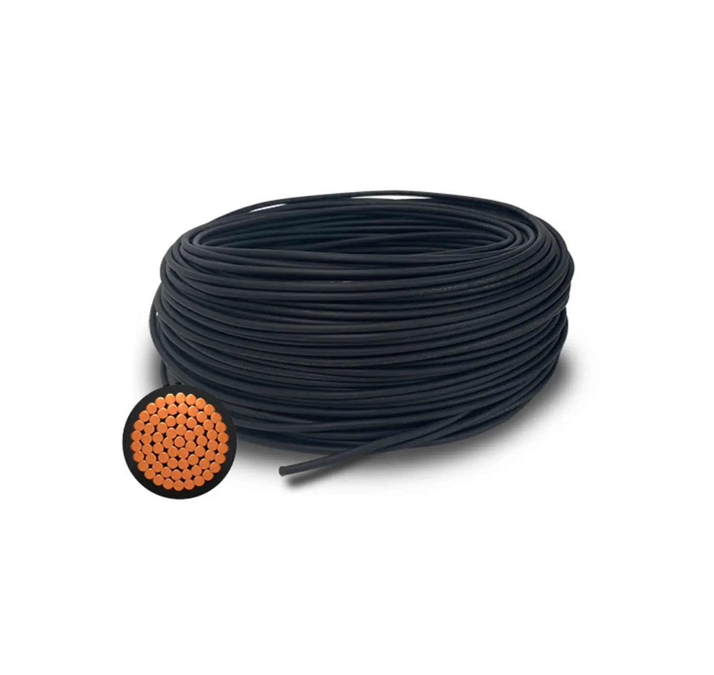 CABLE LIBRE DE HALOGENOS H07Z1-K 1,5MM2 ROLLO 100MTS NEGRO 1
