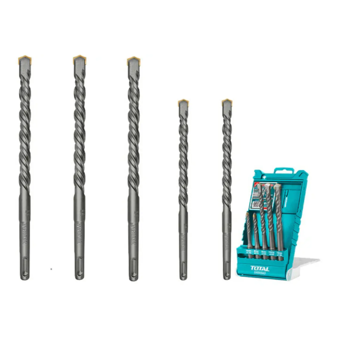 JUEGO DE BROCAS PARA CONCRETO 5PZAS TOTAL TAC190501 2