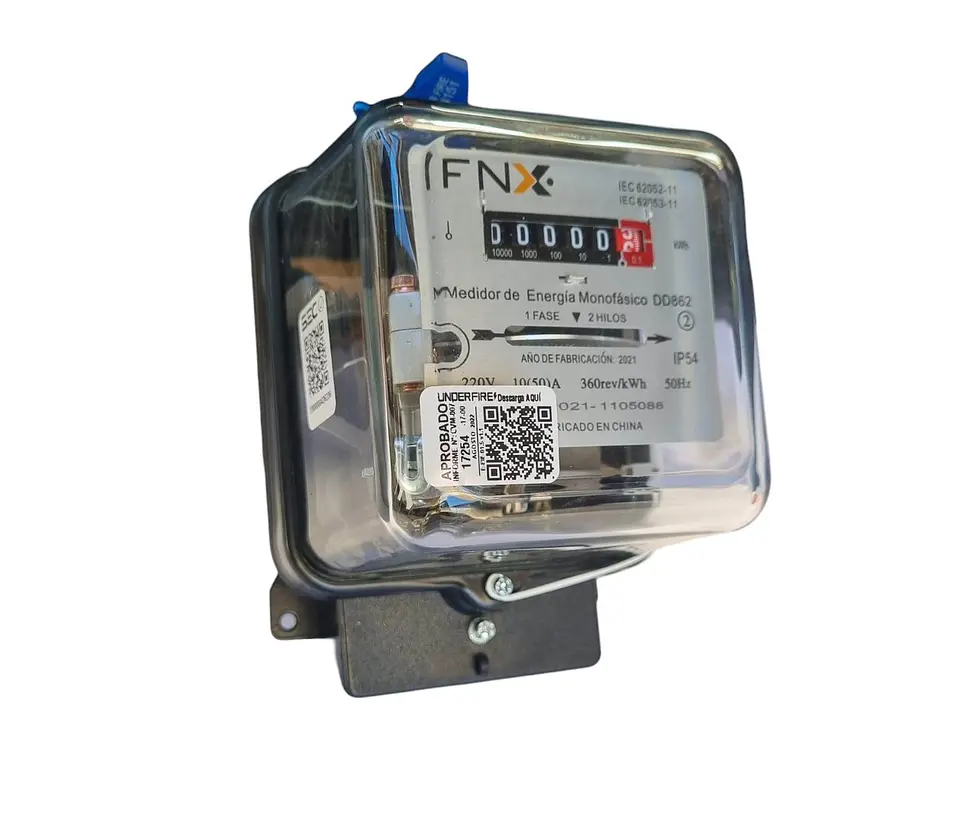 MEDIDOR MONOFASICO ELECTROMAGNETICO 10/50A FNX  1