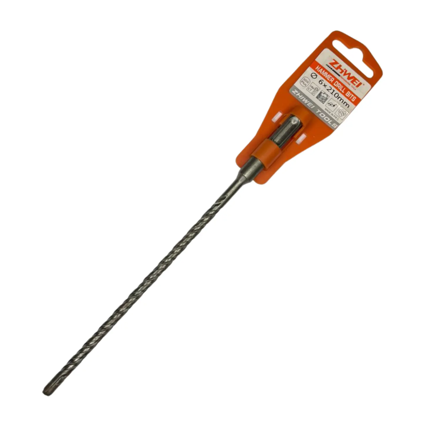 BROCA SDS PLUS PARA CONCRETO 6X210MM ZHWEI 1