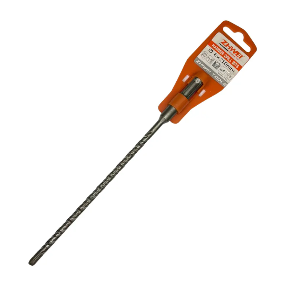 BROCA SDS PLUS PARA CONCRETO 6X210MM ZHWEI 1