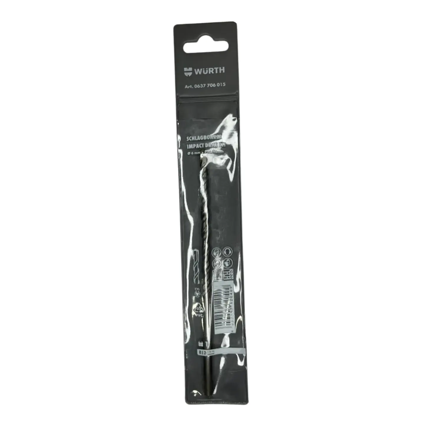 BROCA PARA CONCRETO 6MMX150/90MM WURTH  1