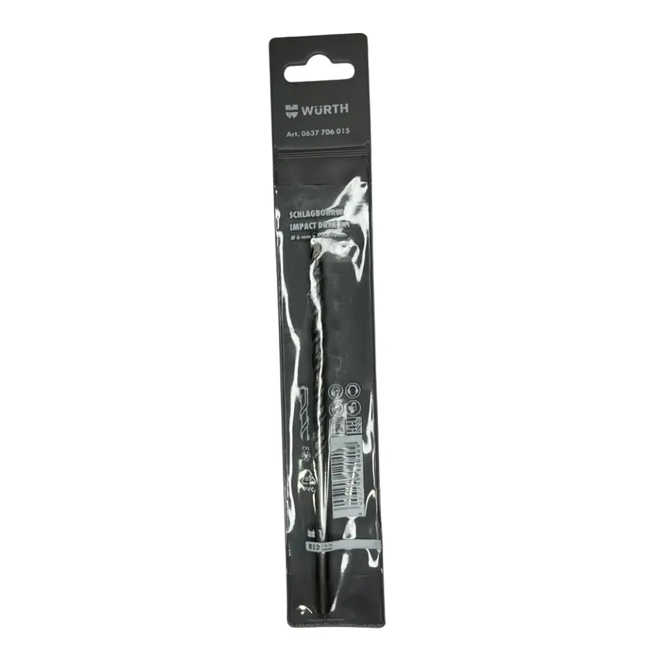 BROCA PARA CONCRETO 6MMX150/90MM WURTH  1