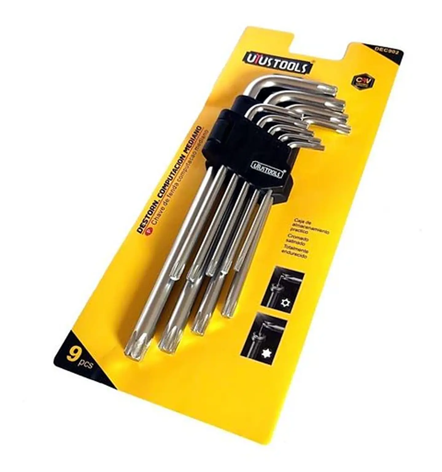 JUEGO DE DESTORNILLADORES COMPUTACION TORX 9PCS UYUSTOOL DEC901 1