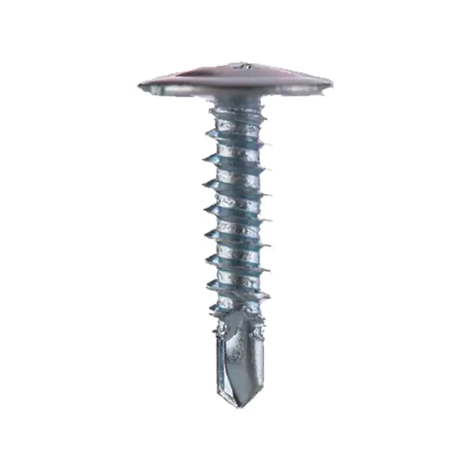 TORNILLO LENTEJA PUNTA BROCA ZINCADO 8 X 1 5/8
