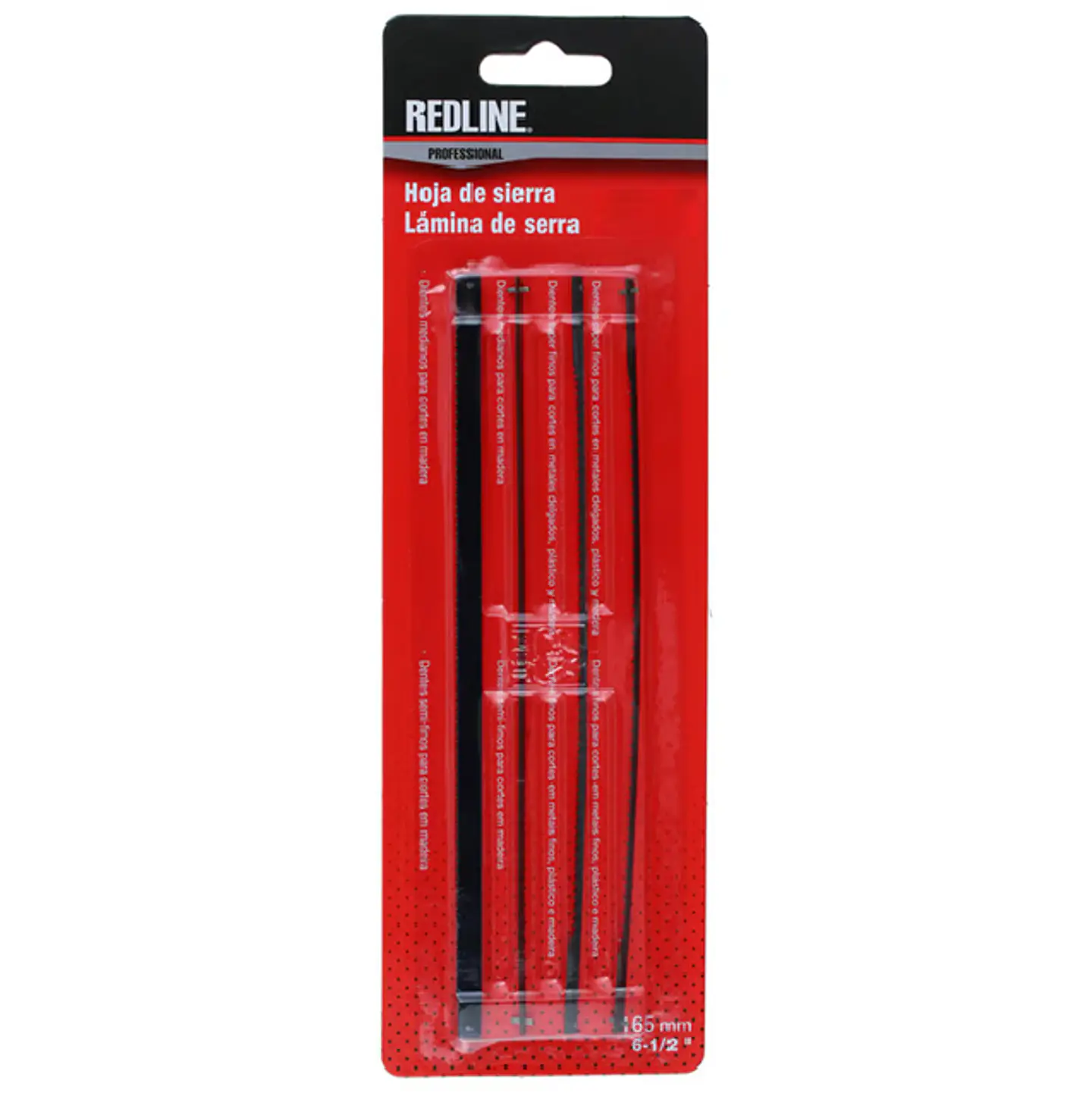 SET HOJA SIERRA CALADORA 165MM REDLINE PROFESIONAL 1