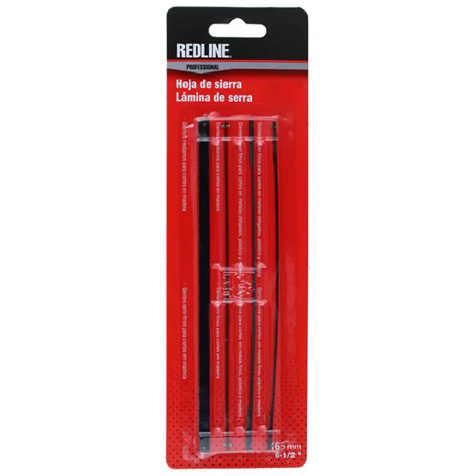 SET HOJA SIERRA CALADORA 165MM REDLINE PROFESIONAL 1