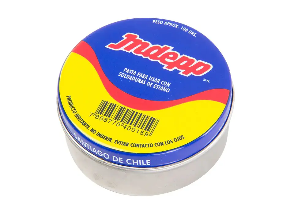 PASTA PARA USAR CON SOLDADURAS DE ESTAÑO INDEPP 100GRS 1