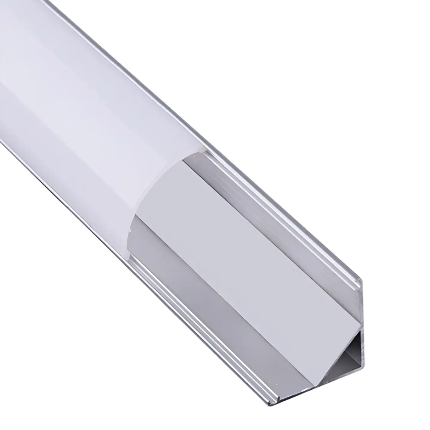  PERFIL CUARTO RODON ALUMNIO 2 MTS PARA CINTA LED (F) 1
