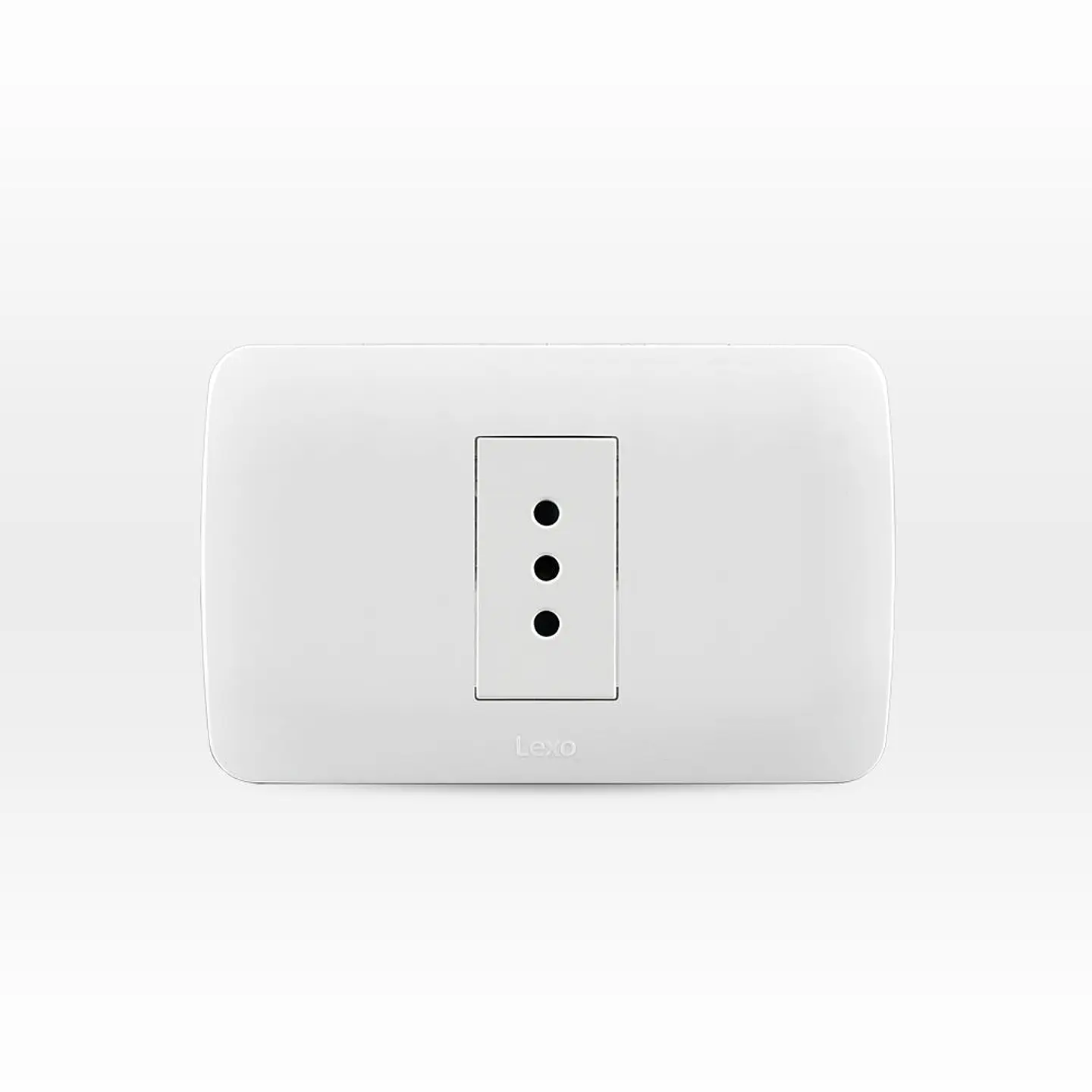 ENCHUFE SIMPLE EMB. ARMADO 10A LEXO NATIVA BLANCO 1