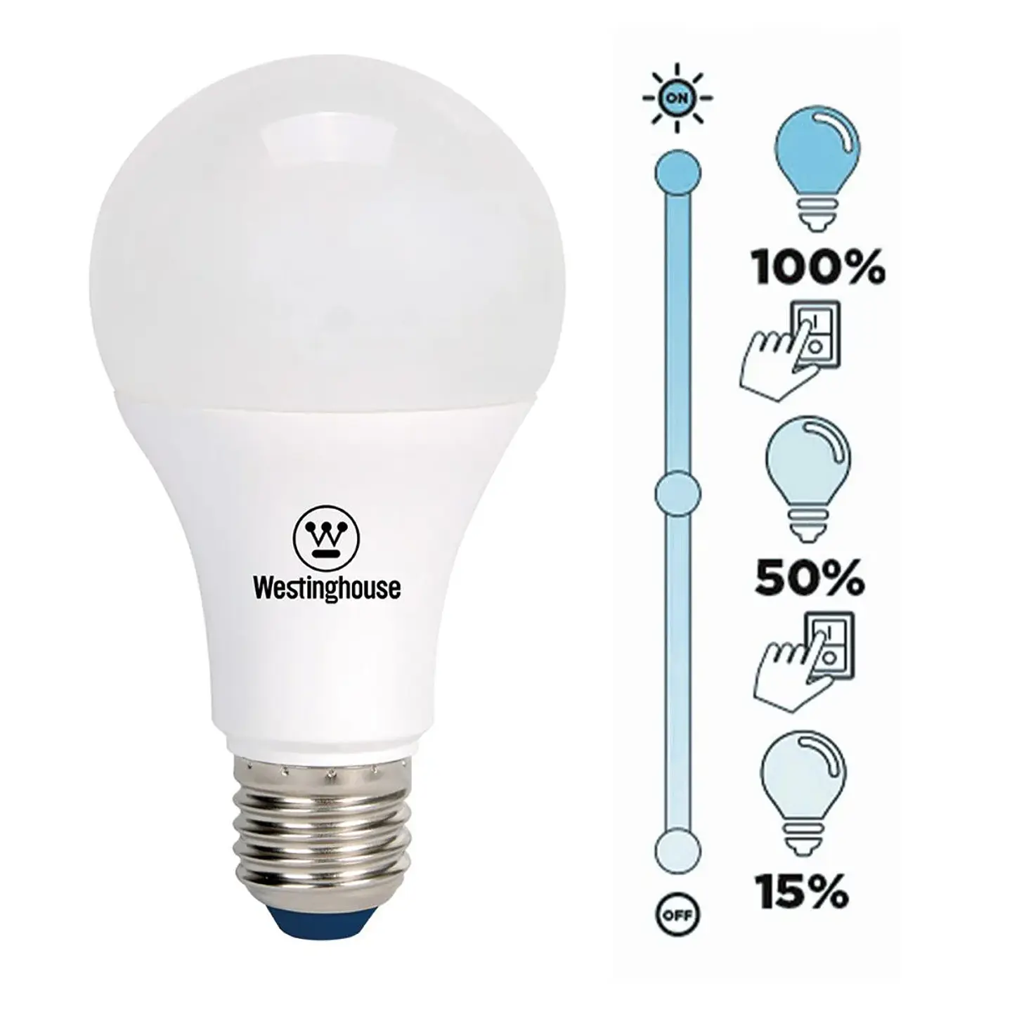 AMPOLLETA LED BOLA DIMEABLE 5W E27 6500K 470LM WESTINGHOUSE 1