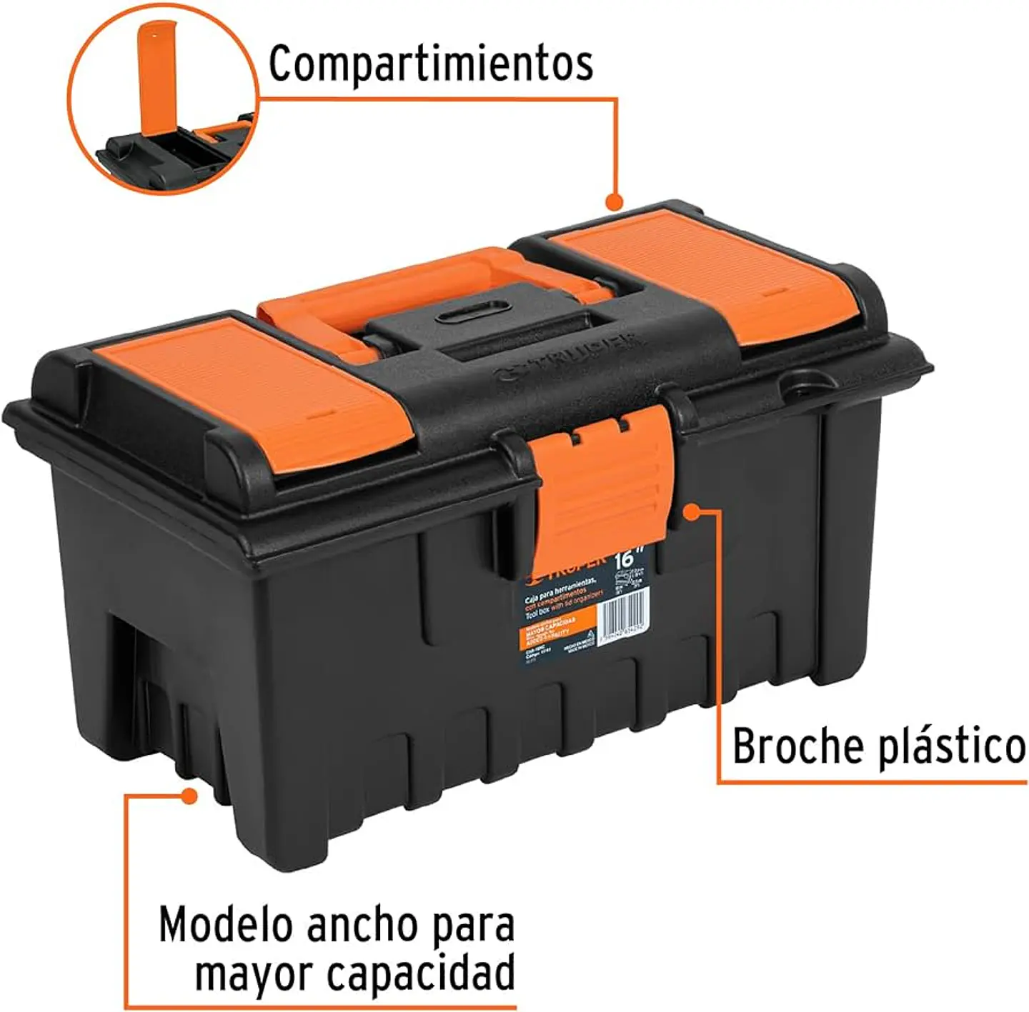 CAJA PARA HERRAMIENTA 16 CHA- 16N TRUPER 1
