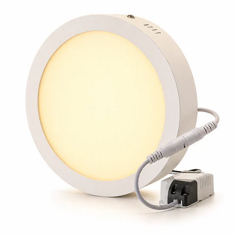 FOCO LED SOBREPUESTO REDONDO 12W 3000K 720LM BP ILUMINACION