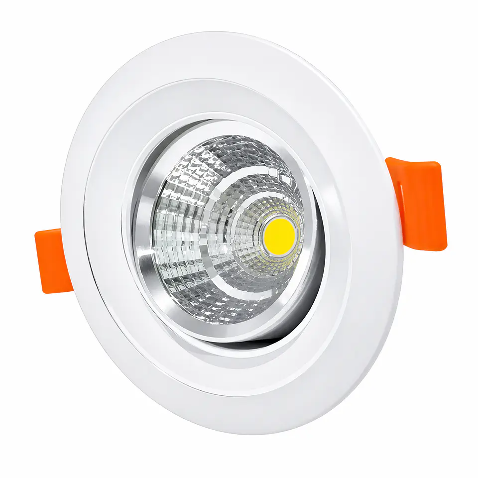 FOCO LED EMBUTIDO REDONDO DIRIGIBLE 7W 6500K LED  1