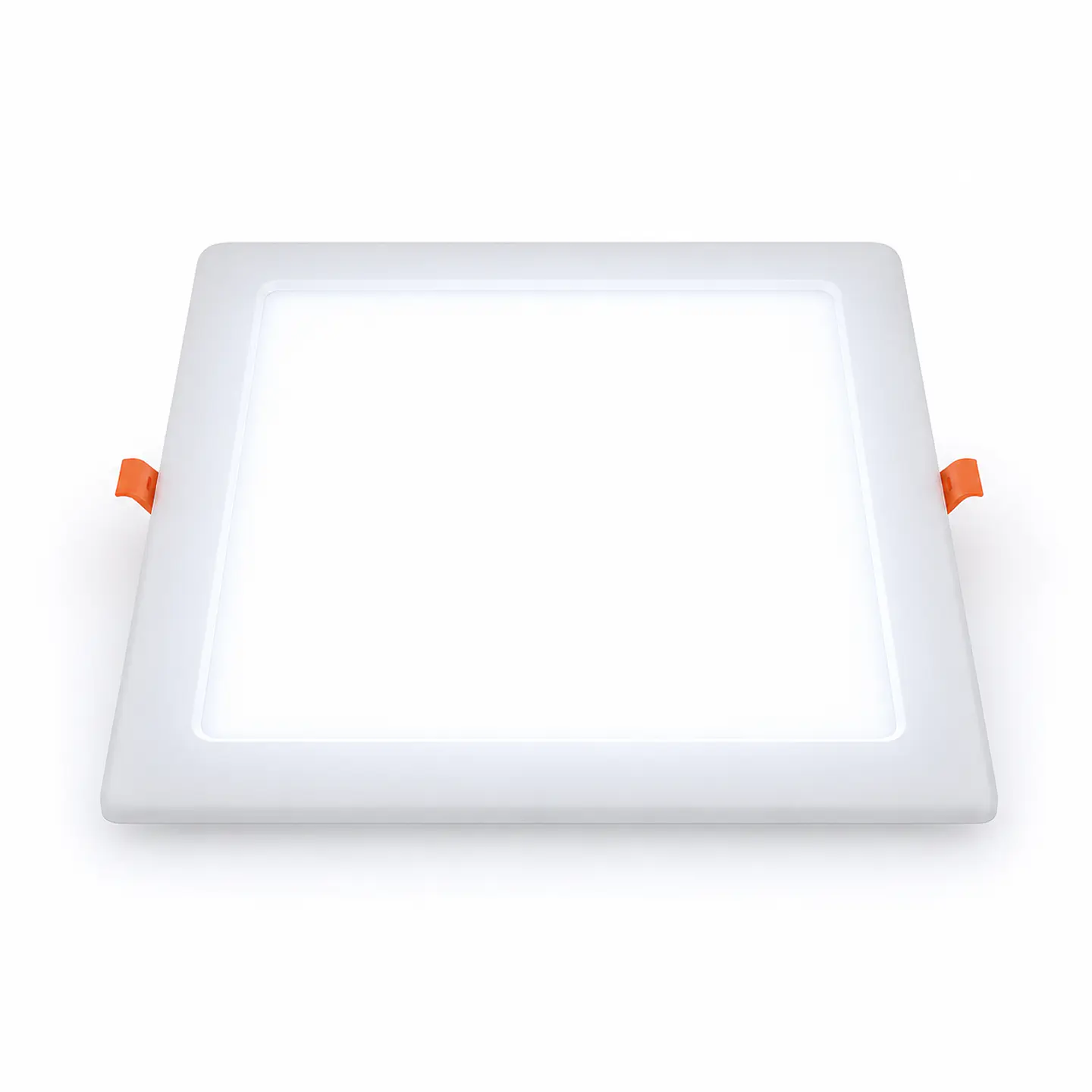 FOCO LED EMBUTIDO CUADRADO BISELADO 9W 6500K BLANCO POWERLIGHT 1