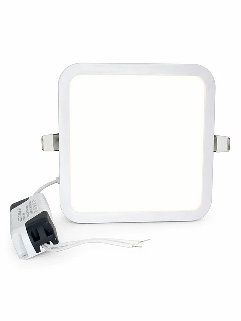 FOCO LED EMBUTIDO CUADRADO SLIM DE 12W 6500K BLANCO POWERLIGHT