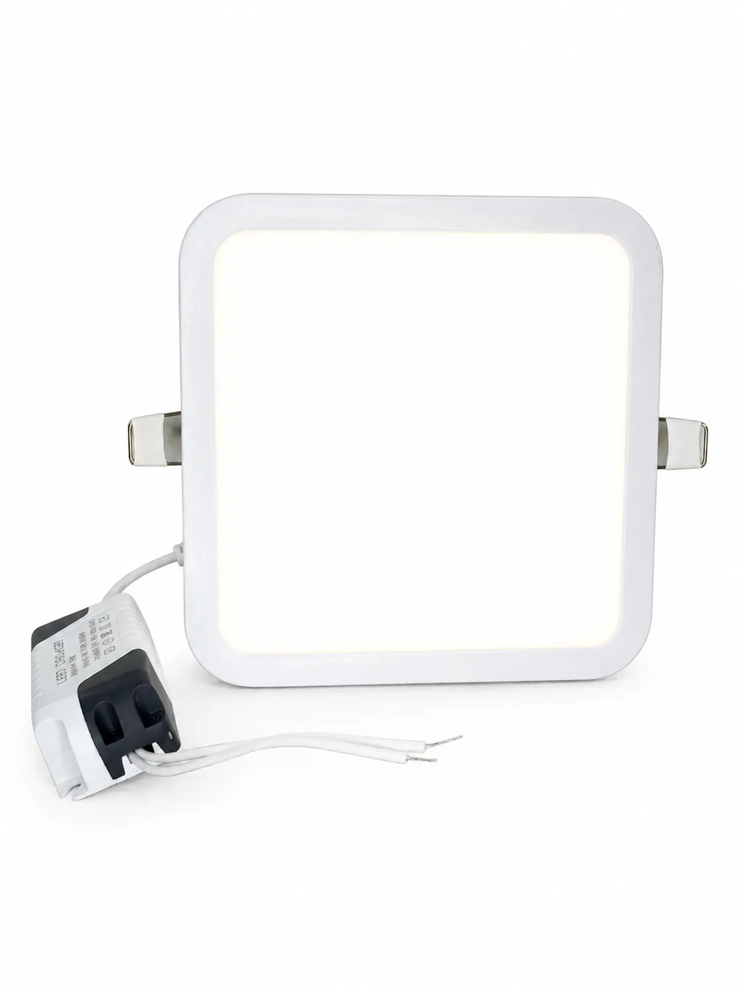 FOCO LED EMBUTIDO CUADRADO SLIM DE 12W 6500K BLANCO POWERLIGHT 1