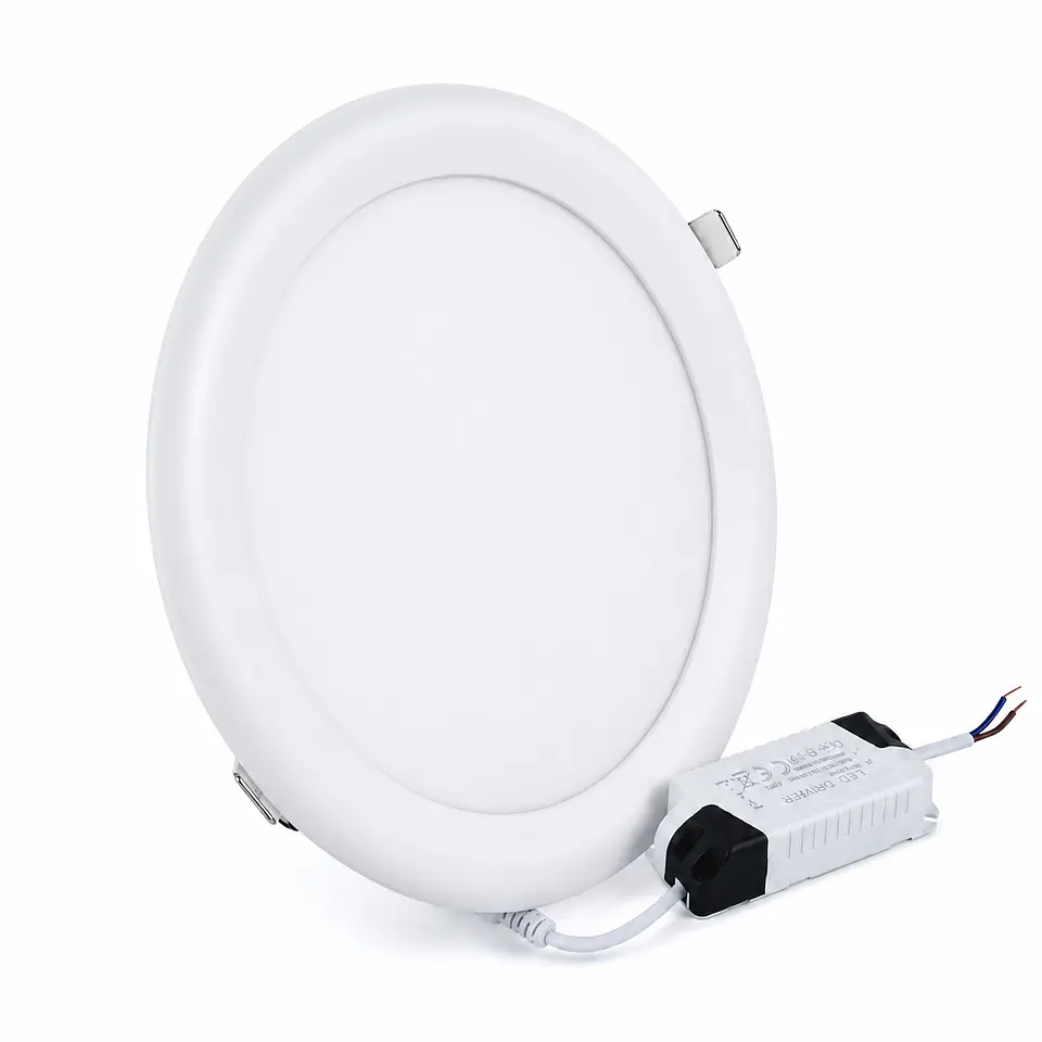 FOCO LED EMBUTIDO REDONDO BISELADO DE 12W 3000-6500K BLANCO POWERLIGHT 1