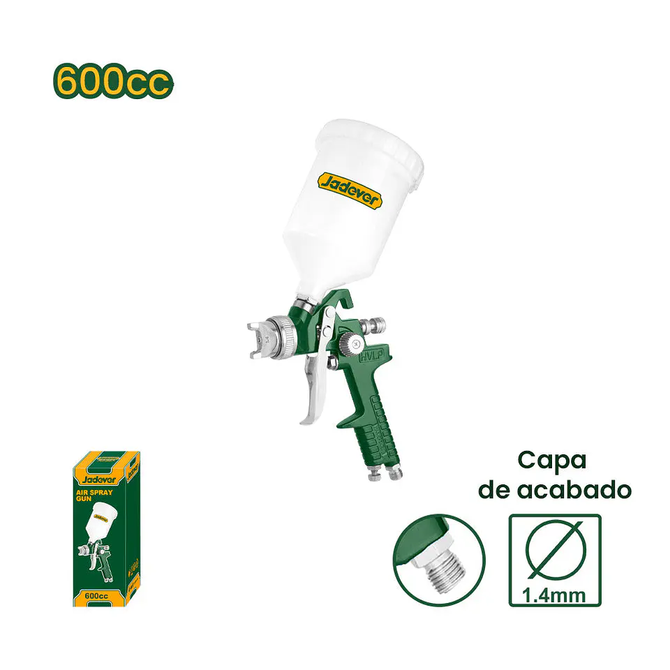 PISTOLA PINTAR NEUMATICA 600CC JADEVER JDGA1506 1