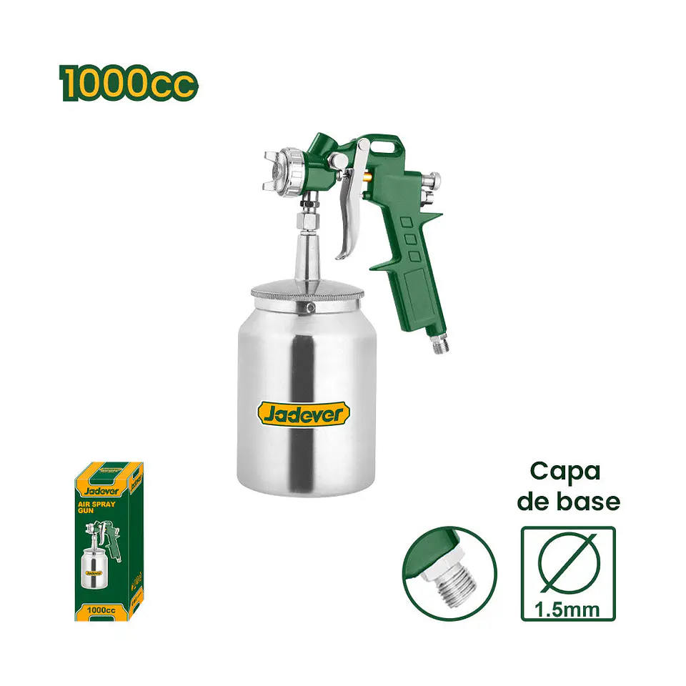PISTOLA PINTAR NEUMATICA 1000CC JADEVER JDGA1510 1