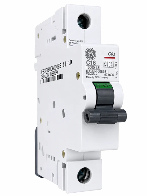 INTERRUPTOR AUTOMATICO 1X16A "C" 6KA G61 GENERAL ELECTRIC