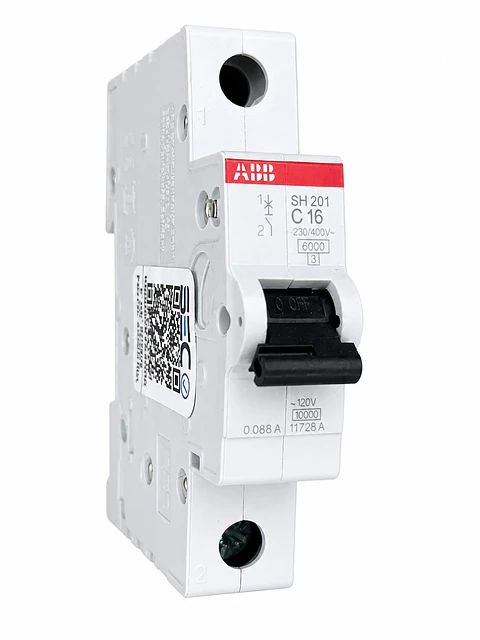 INTERRUPTOR AUTOMATICO 1X16A "C" 6KA SH201 ABB