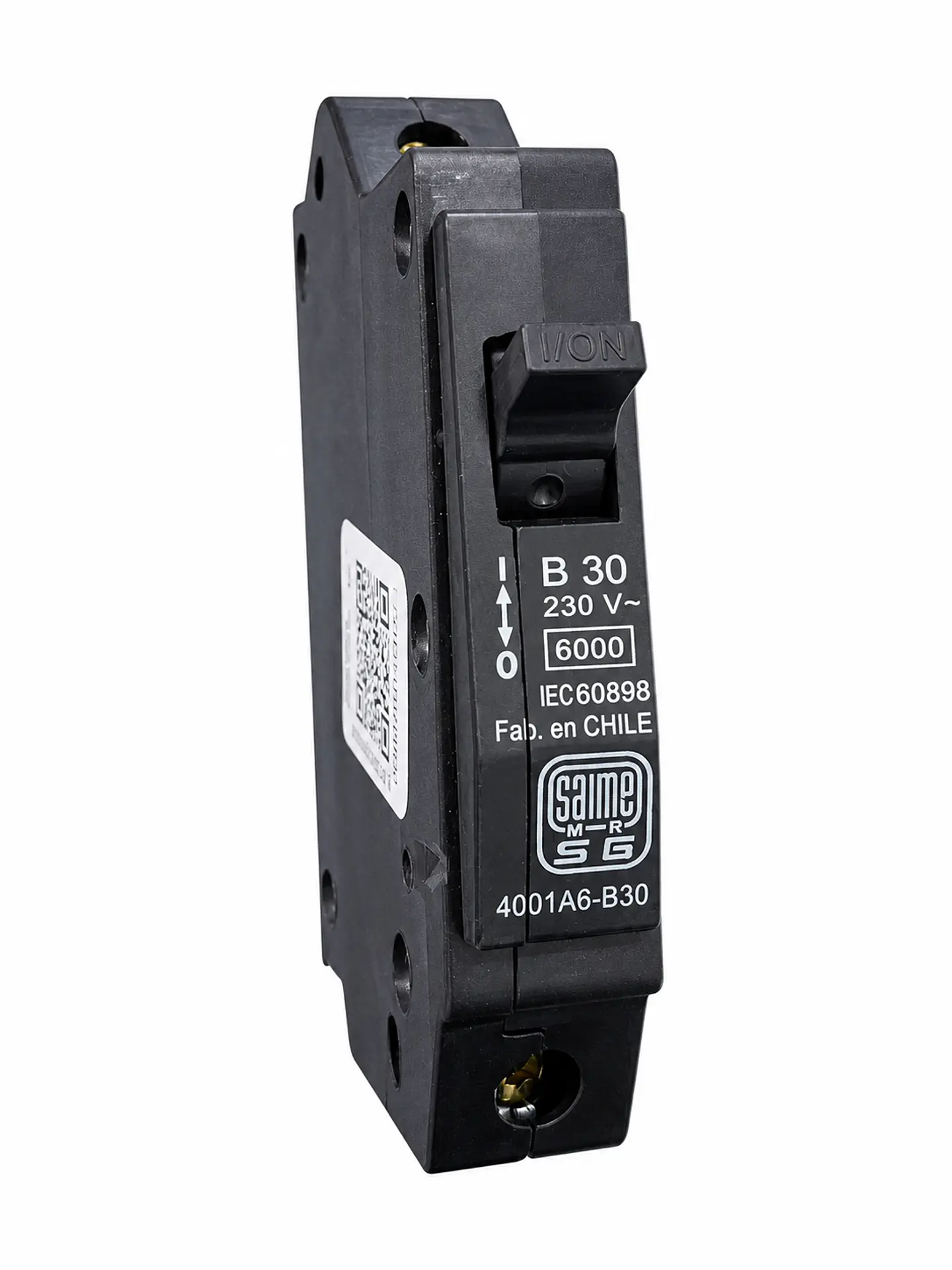 INTERRUPTOR AUTOMATICO 4001/A6 1X30A B NEGRO SAIME 1