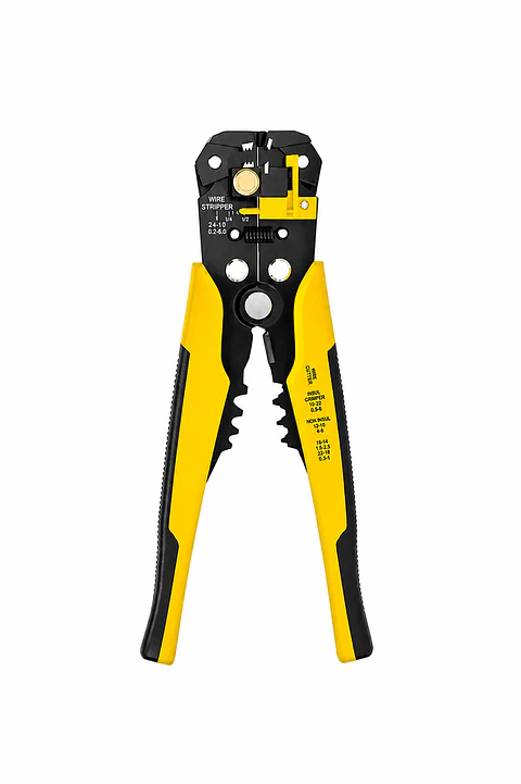ALICATE PELACABLE AUTOMATICO 5 EN 1 AMARILLO 
