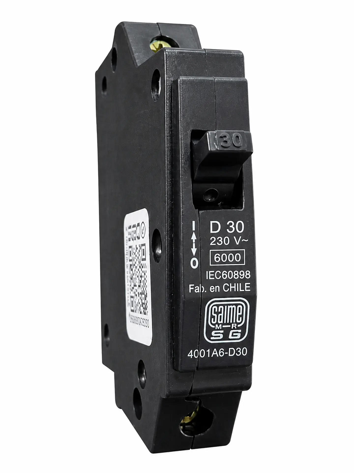 INTERRUPTOR AUTOMATICO 4001/A6 1X30A D NEGRO SAIME 1